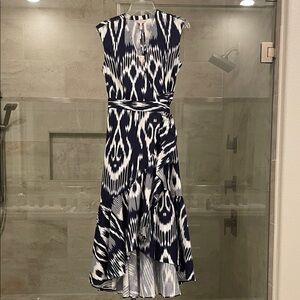 Rebecca Taylor High-low Ruffled Wrap Dress with long tie